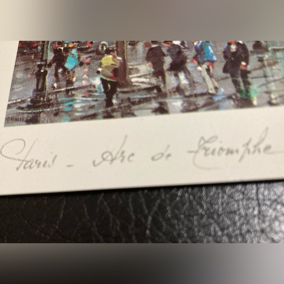 Pair of signed Jacques Chardon lithographs from Paris 1980 - Picture 5 of 6